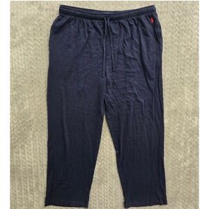 Polo Ralph Lauren Men's XL Navy Blue Pima Cotton Blend Lounge Pajama‎ Pants
